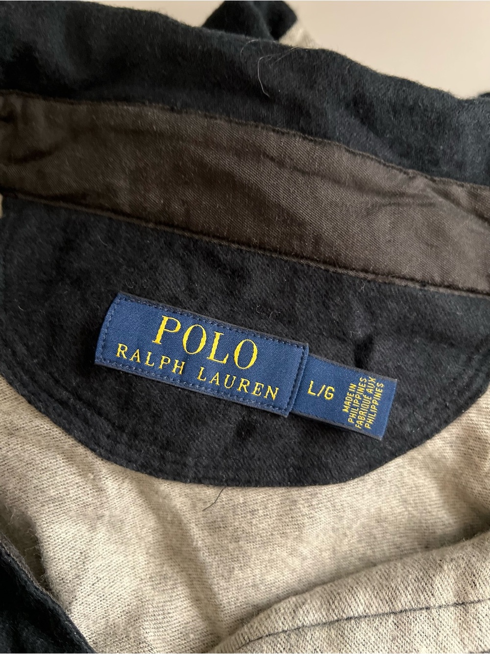 Polo Ralph Lauren Sportsman Outfitter Flannel Shirt Graphic Jacket Mens Black L - Picture 3 of 5